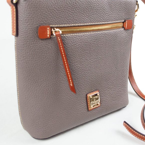 Dooney & Bourke Pebble Grain Zip Elephant Color Crossbody - Picture 6 of 16